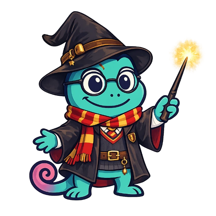 Caméo sorcier représentant l’univers magique pop culture Wonderland